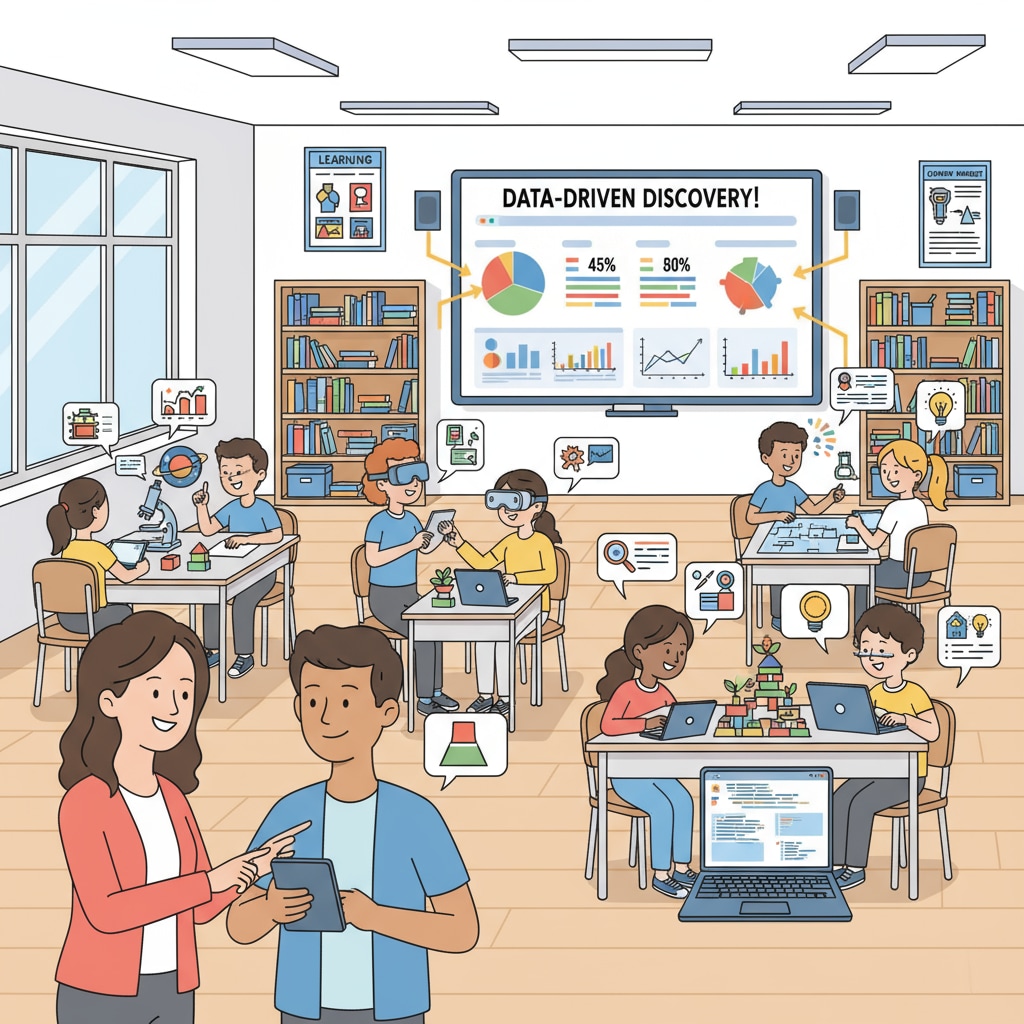 Data analysis, free courses, learning resources in K12 education - Students learning with data - informed teaching