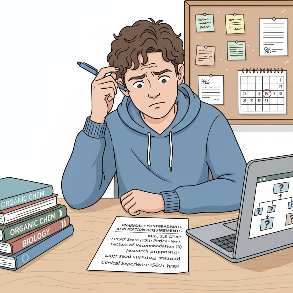 Student confused about pharmacy postgraduate application requirements in the UK