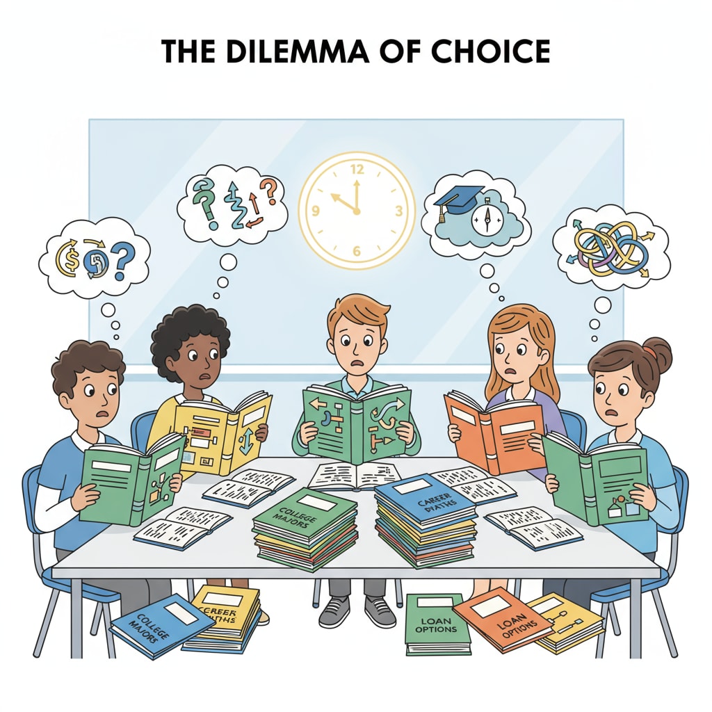 Students confused about educational choices due to social pressure