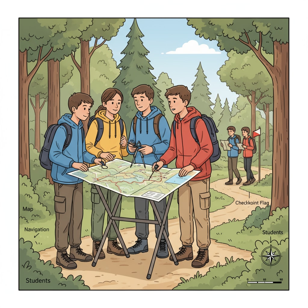 Students cultivating situational awareness through orienteering - Pilot Skills, Communication Abilities, Decision-Making Capacities, and Situational Awareness