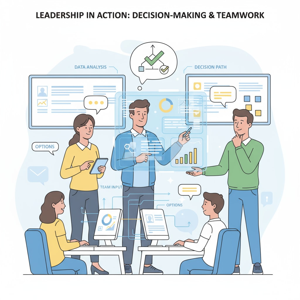 A leader guiding a team during a project in the context of General Motors, IQ, leadership, research papers