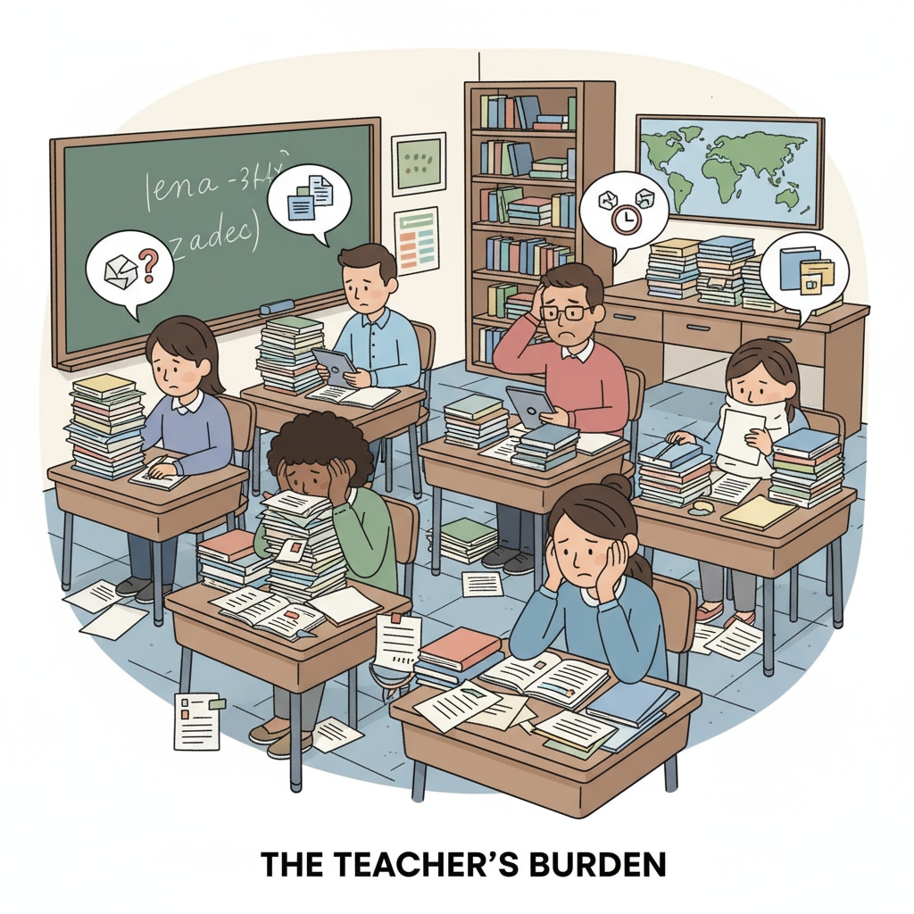 Teachers facing administrative burden and micro - management