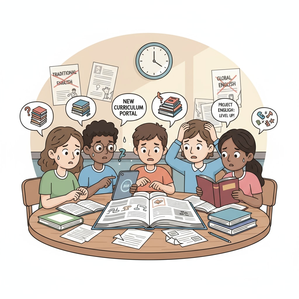 Ninth-grade students showing concerns during English learning related to English courses, literary works, and learning experiences