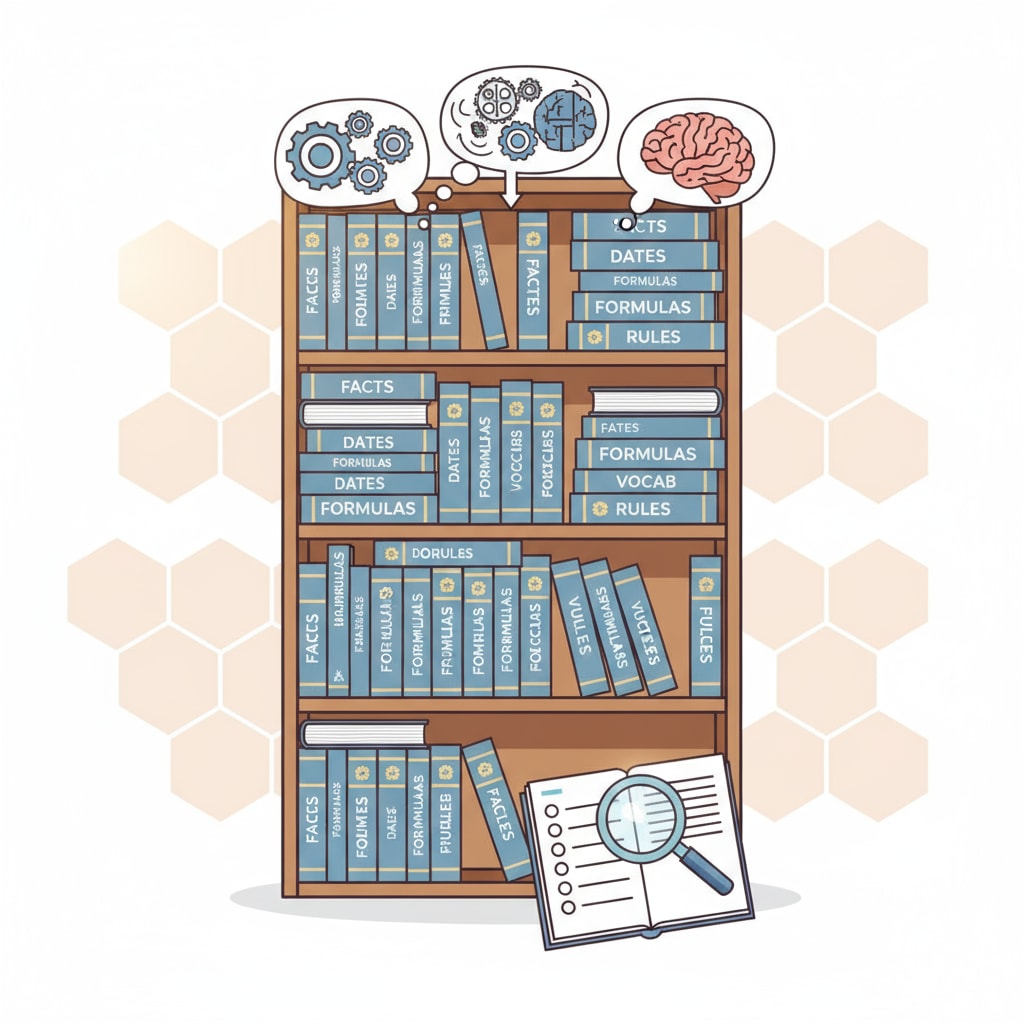 Textbooks representing rote memorization in standardized tests related to critical thinking neglect