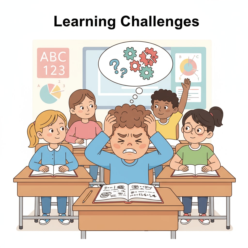 Students with learning difficulties showing frustration