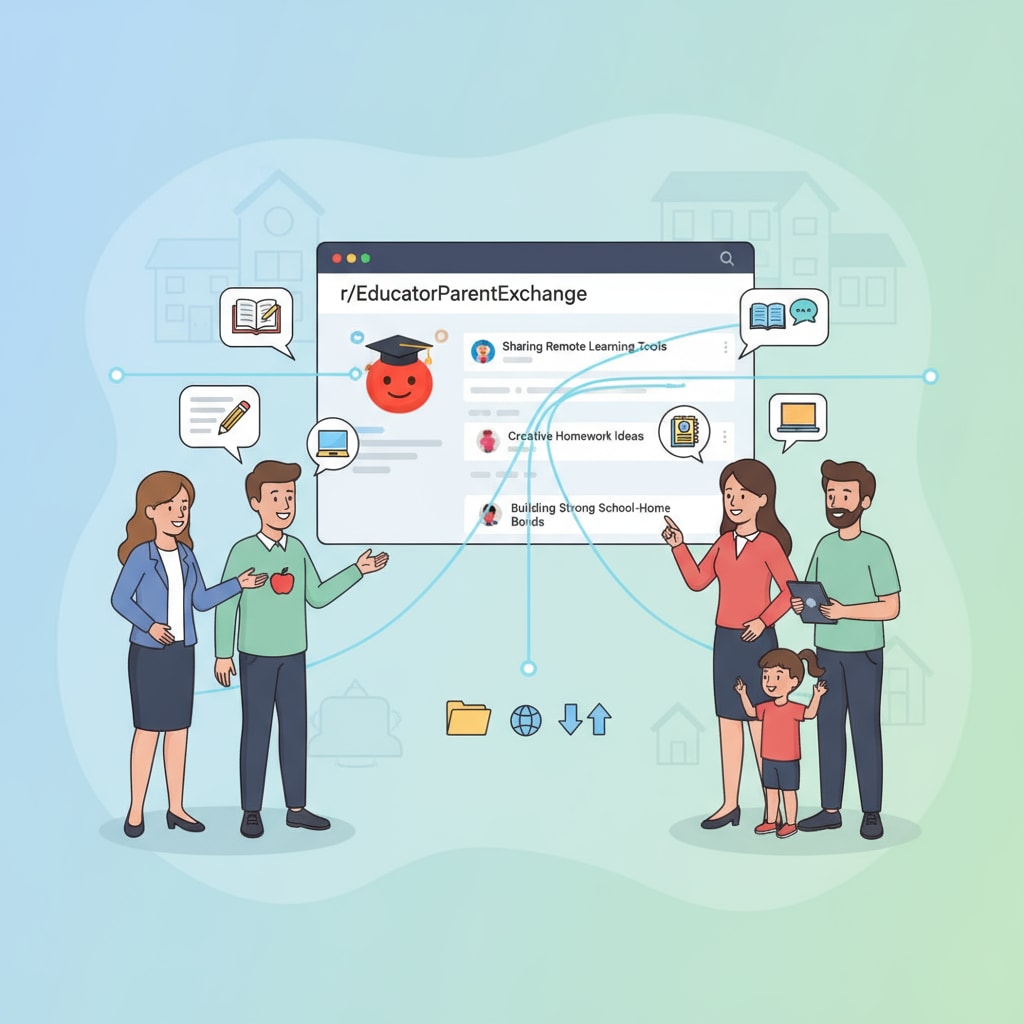 Educators and parents interacting on Reddit for education