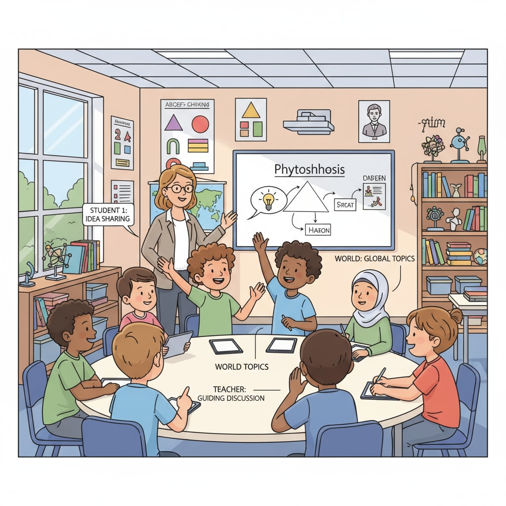 Students engaged in dialogue, demonstrating communication skills and active listening