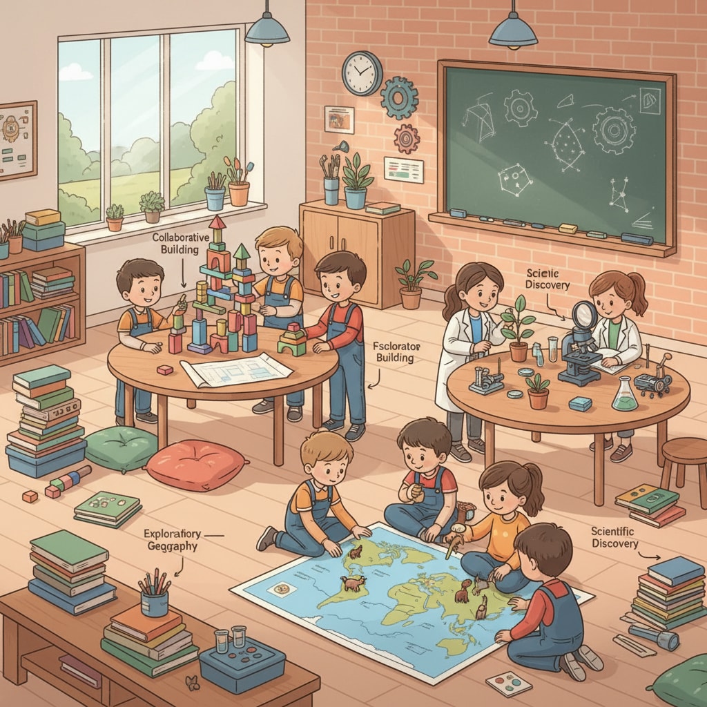 Children having unique learning experiences in an alternative school setting related to educational choices and school alternatives