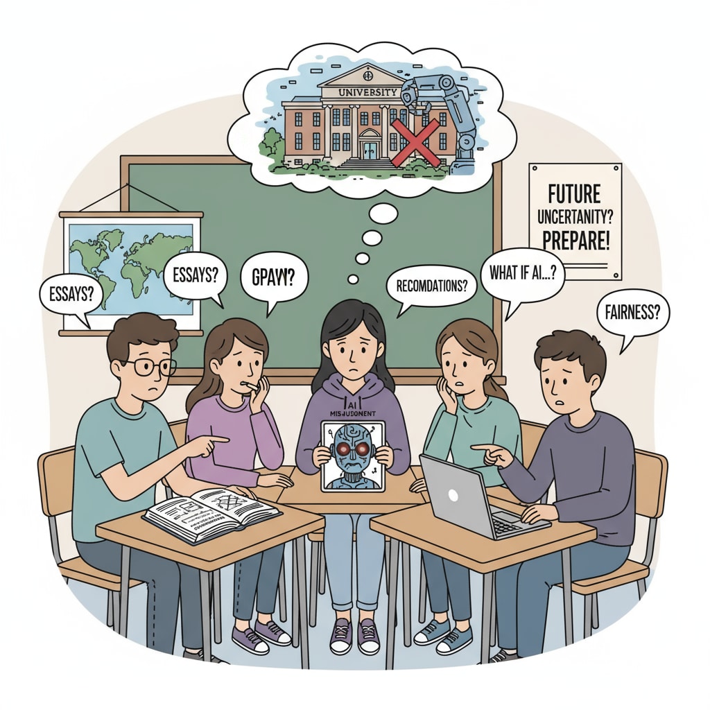 Students worried about AI misjudgment in college application personal statements