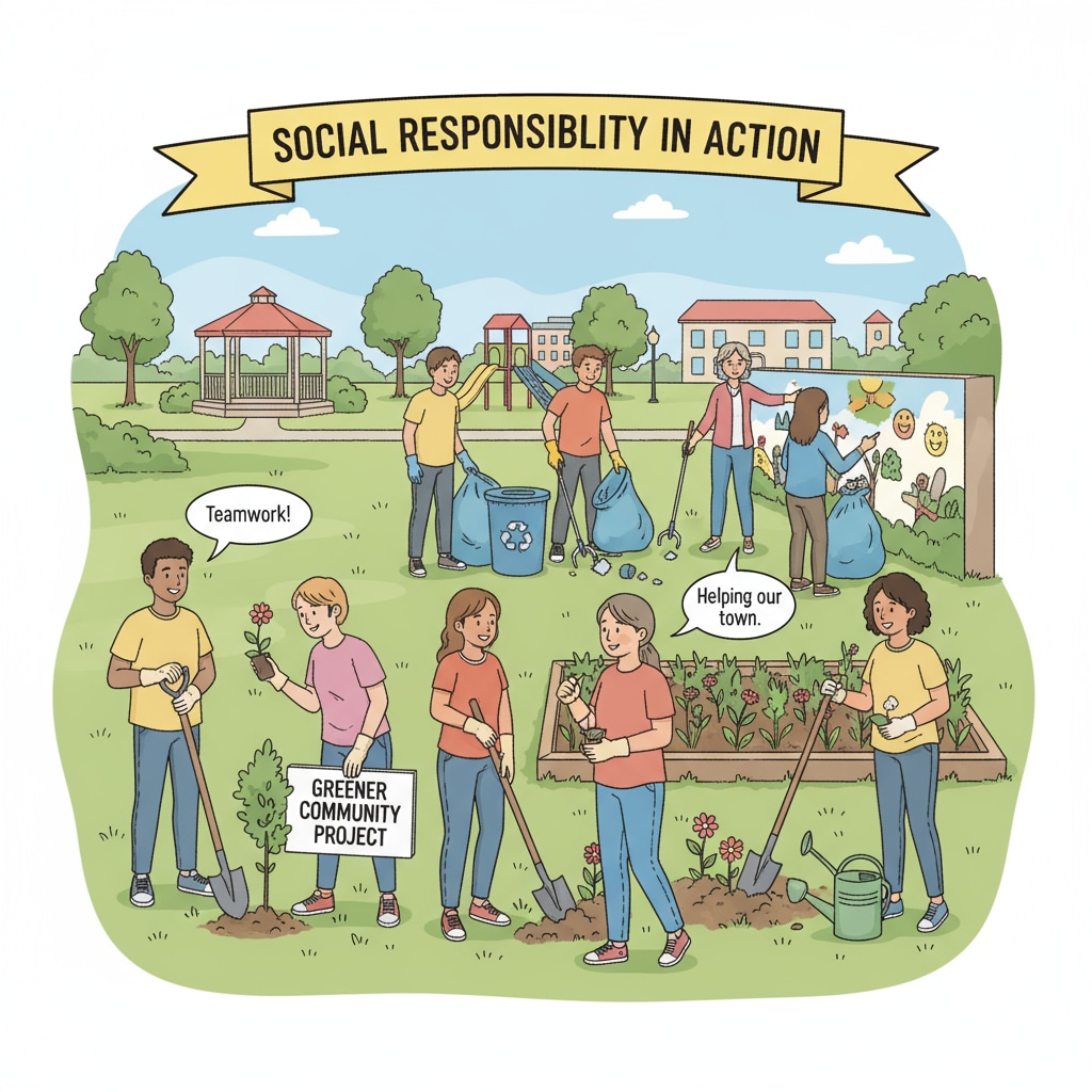Students participating in community service related to moral and ethical education, compulsory courses, and civic education.