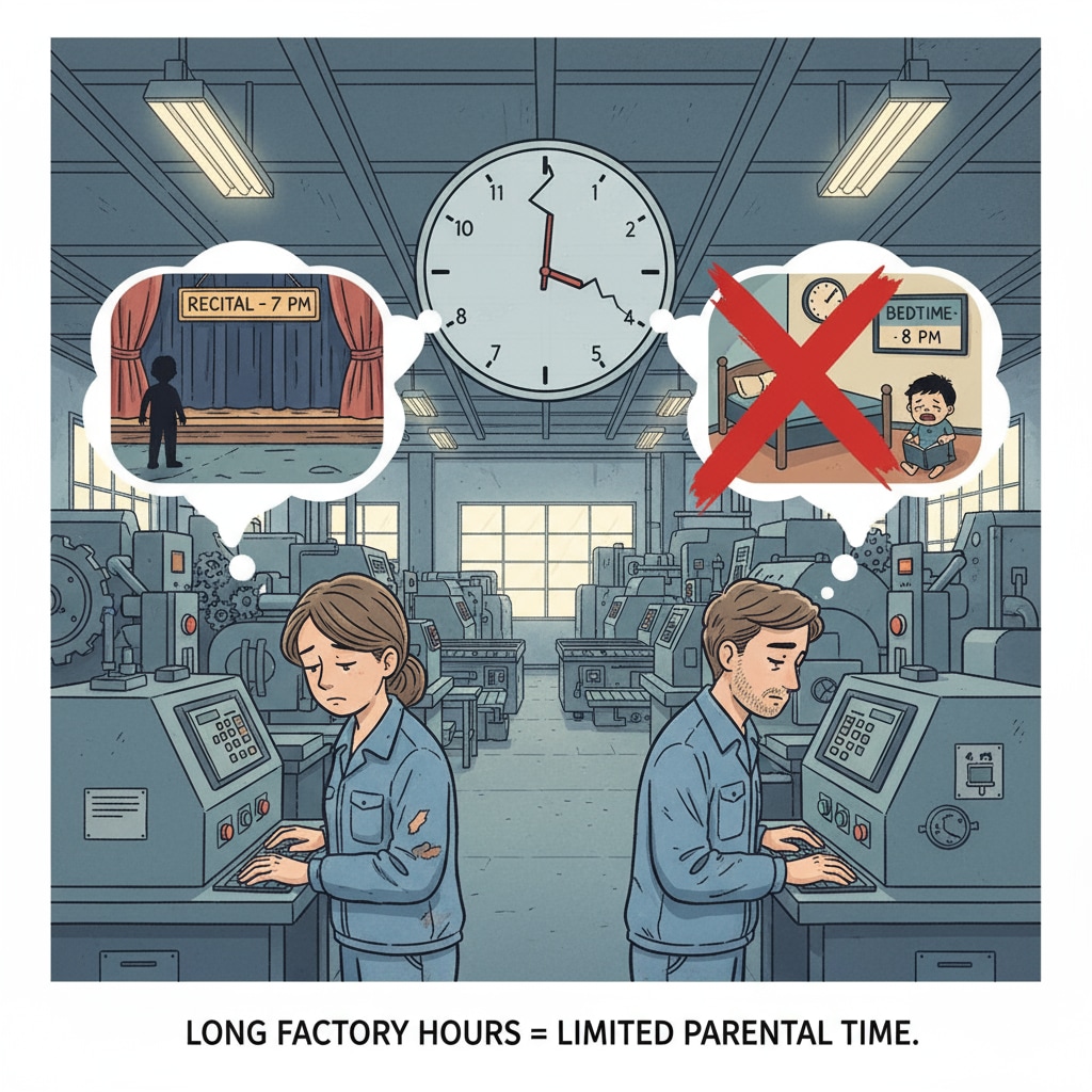 Low-income parents' long working hours affecting parental involvement