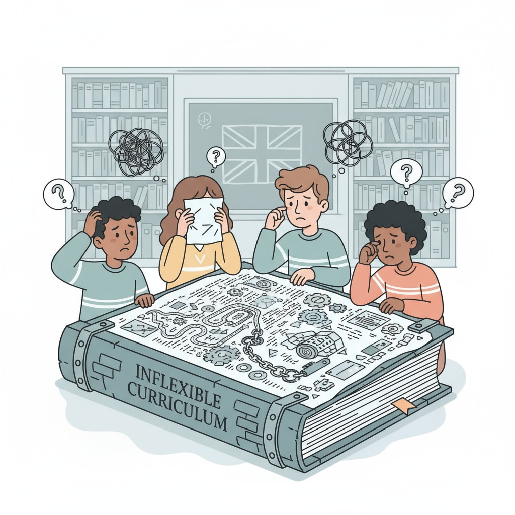 Students confused by the rigid curriculum in UK education system