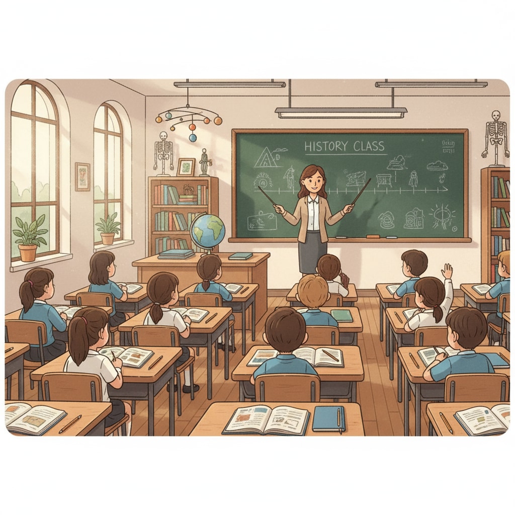 Traditional primary education classroom setup highlighting outdated teaching methods