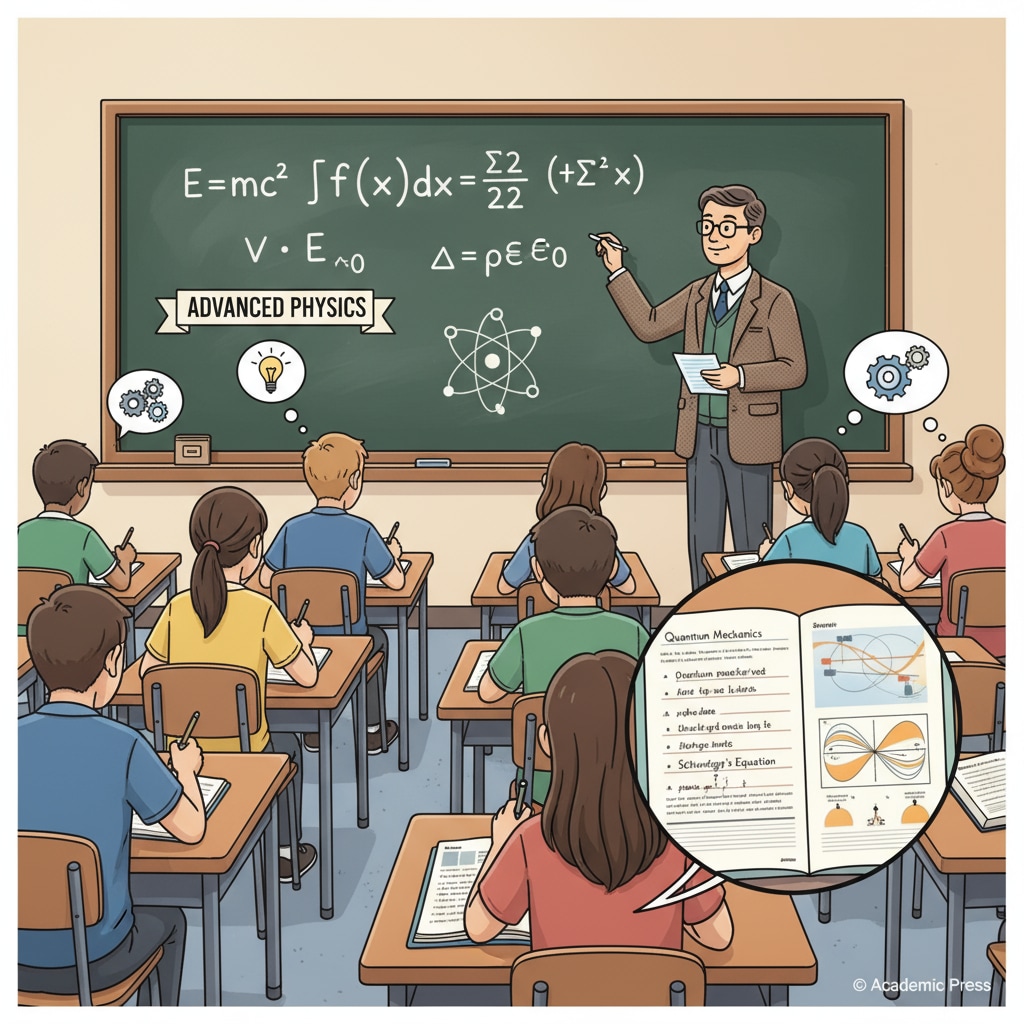 Classroom scene highlighting the focus on academic knowledge in school education