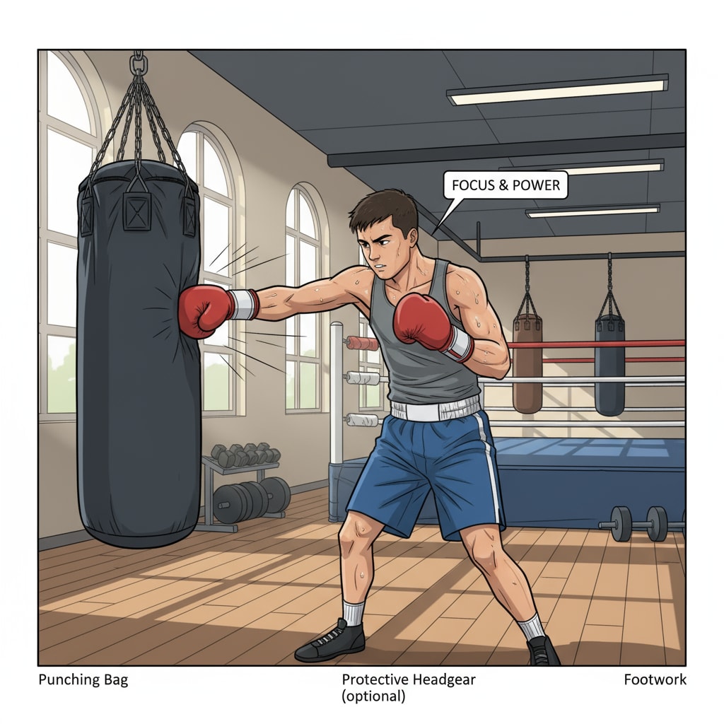 Boxing training as an extracurricular activity for college application