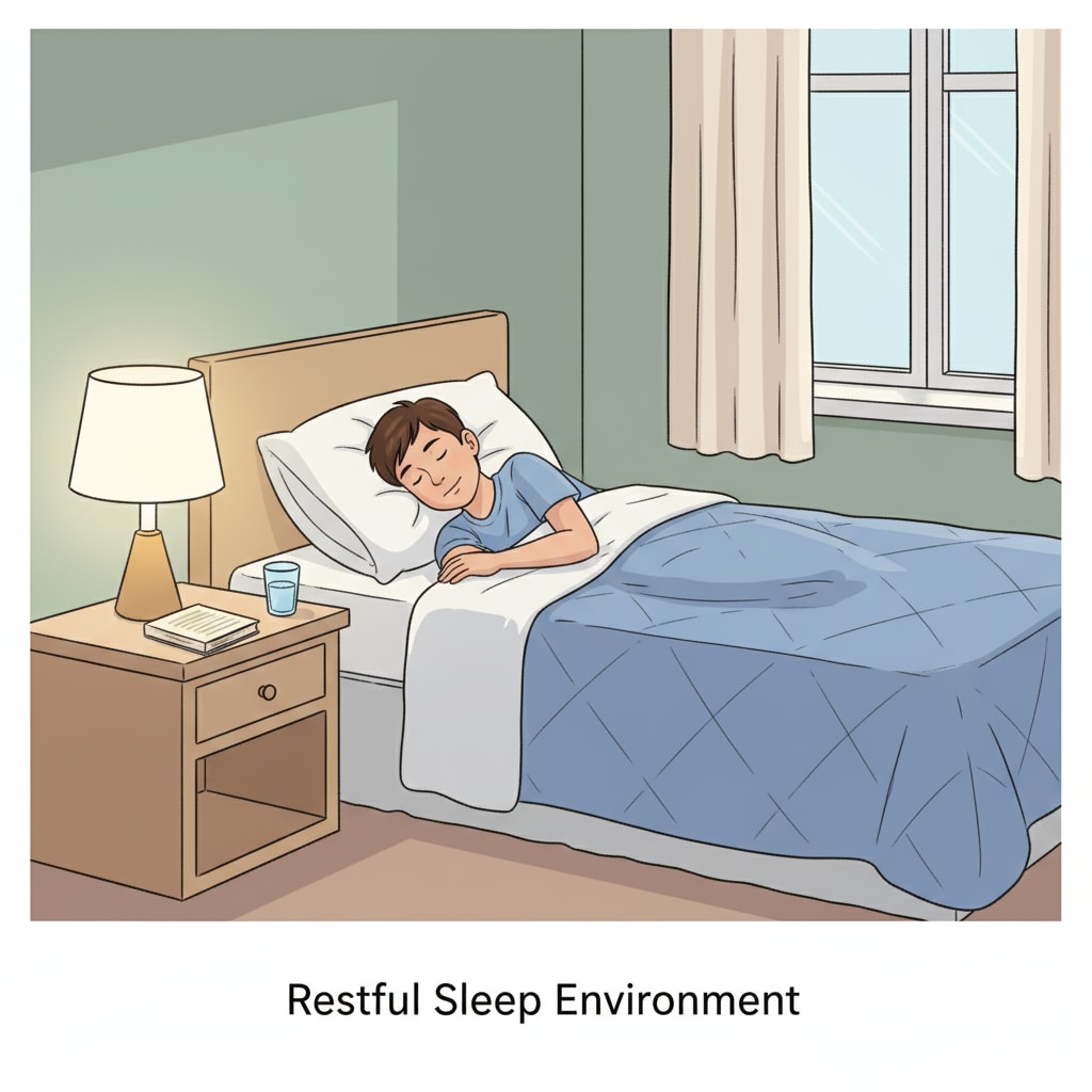 A student getting proper sleep to improve cognitive abilities and concentration