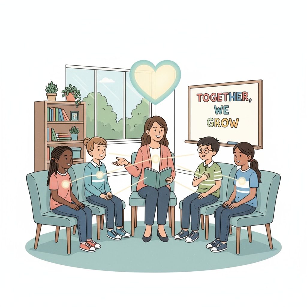 K12 students receiving mental health support from a human therapist in the context of AI vs human comparison