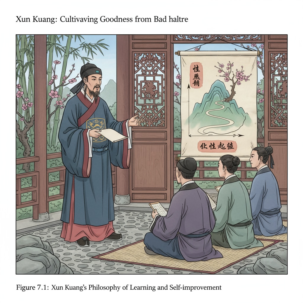 Xun Kuang discussing learning theories relevant to learning theories, Xun Kuang, cone of experience, and practical learning