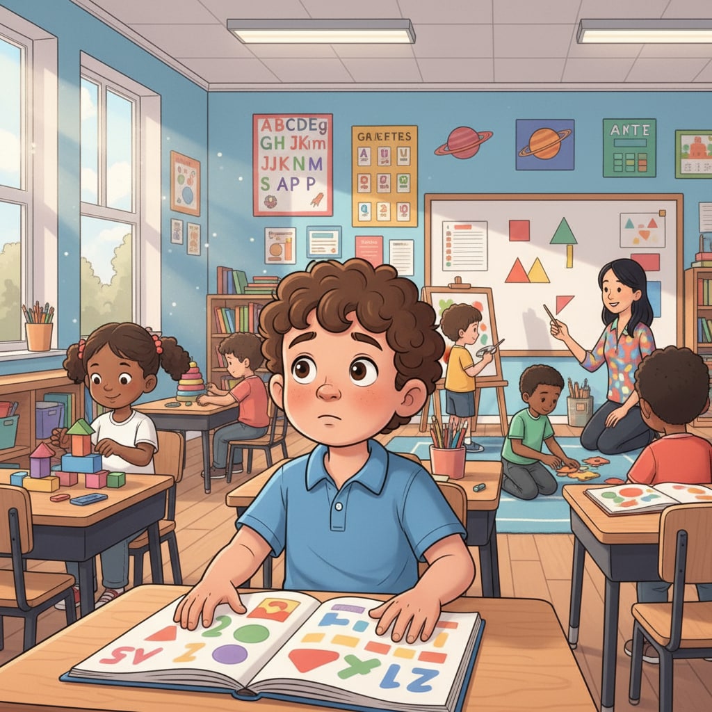 High-ability 2e preschooler in a new public school classroom
