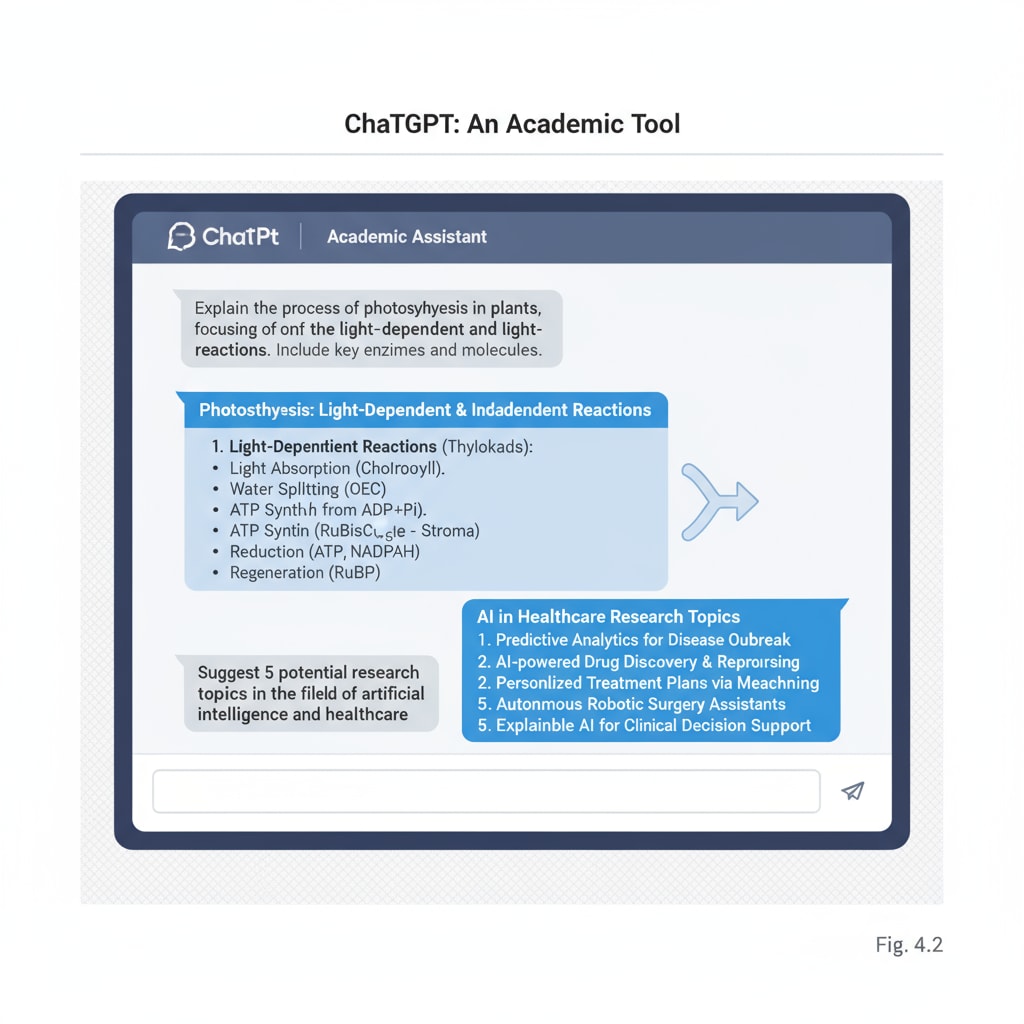 ChatGPT interface relevant to academic integrity and legal debates