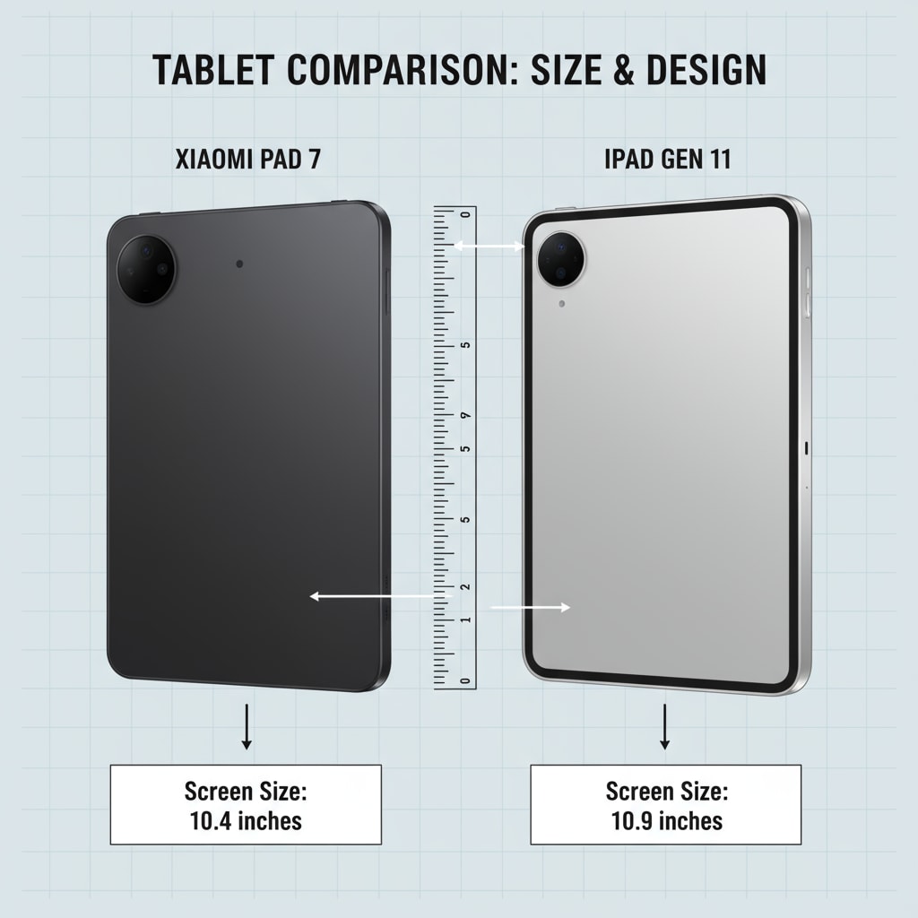 Comparison of Xiaomi Pad 7 and iPad Gen 11 for tablet selection, school use, gaming, and durability