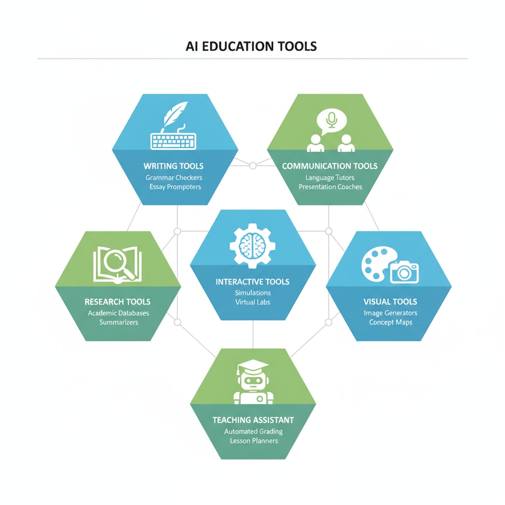 Six types of AI education tools for learning and teaching in K12