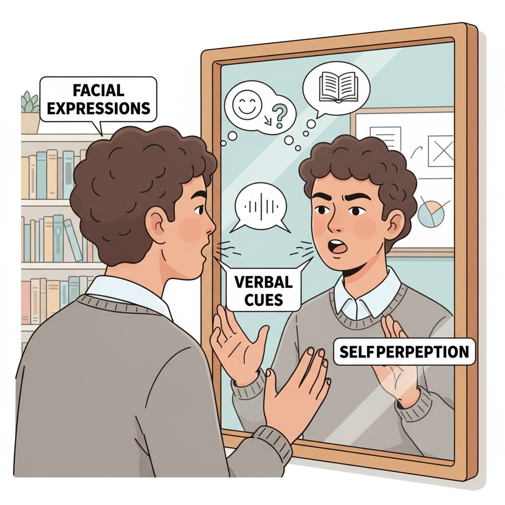 A person practicing communication skills for an interview in the short term.