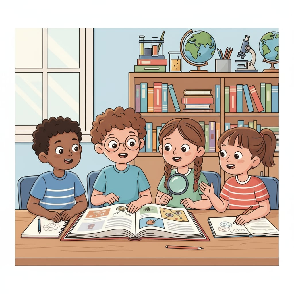 Gifted young children in a classroom during school transition
