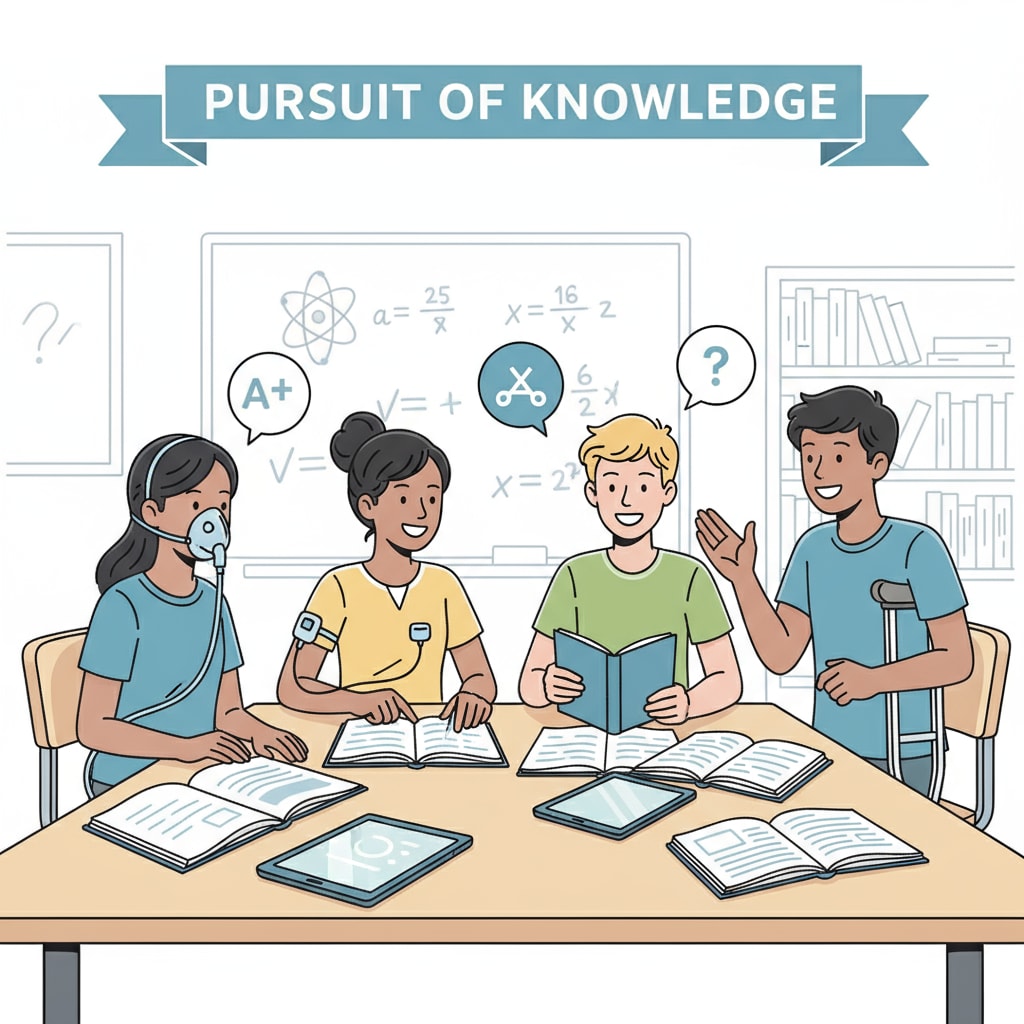 Adolescents with chronic diseases engaged in group study related to high school graduation and GED test preparation