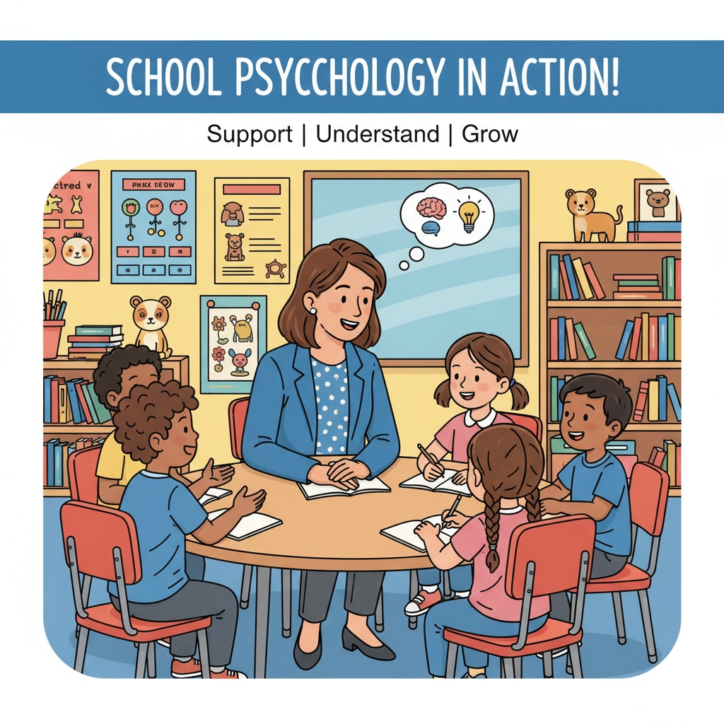 School psychology interaction in a classroom related to career choices in education
