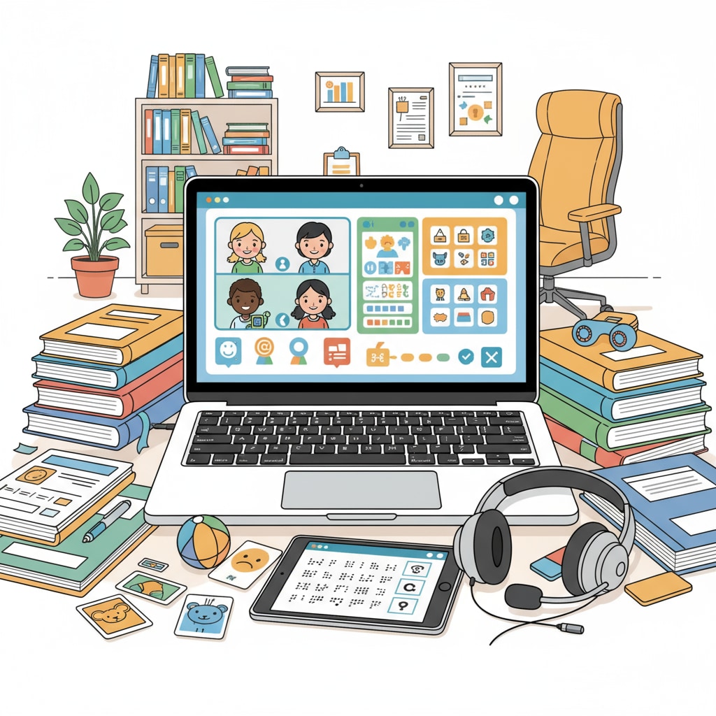 A special education teacher engaged in remote part-time work for better finances