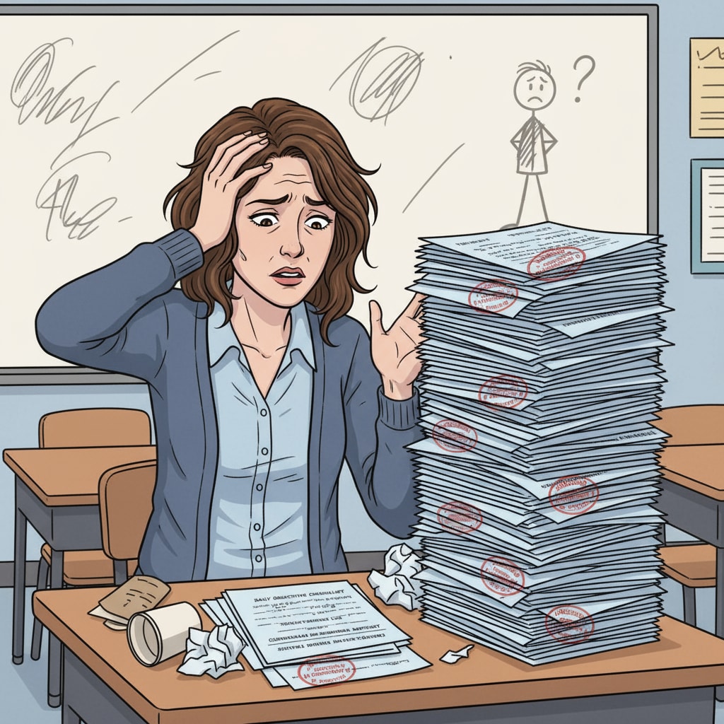 Teacher stressed due to micromanagement in education
