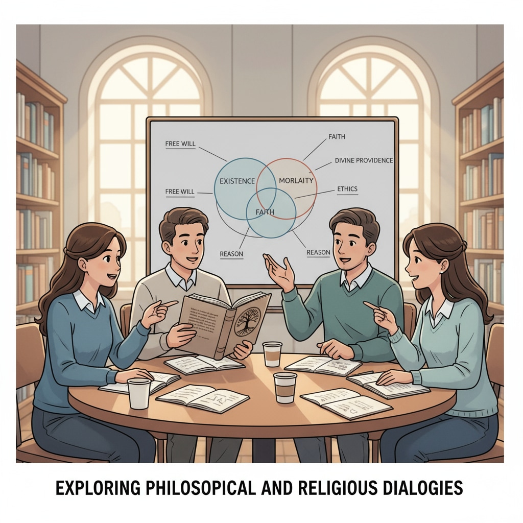 K12 students discussing different philosophical and religious ideas
