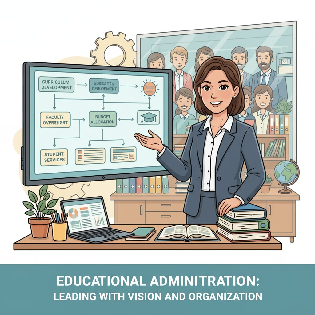 An image depicting the role of an educational administrator.