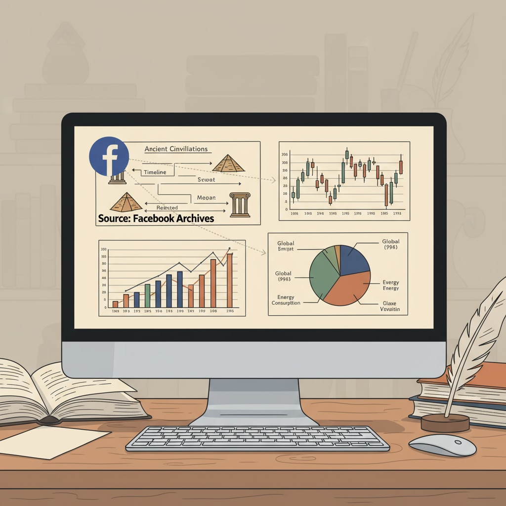 A display of historical chart resources found on Facebook