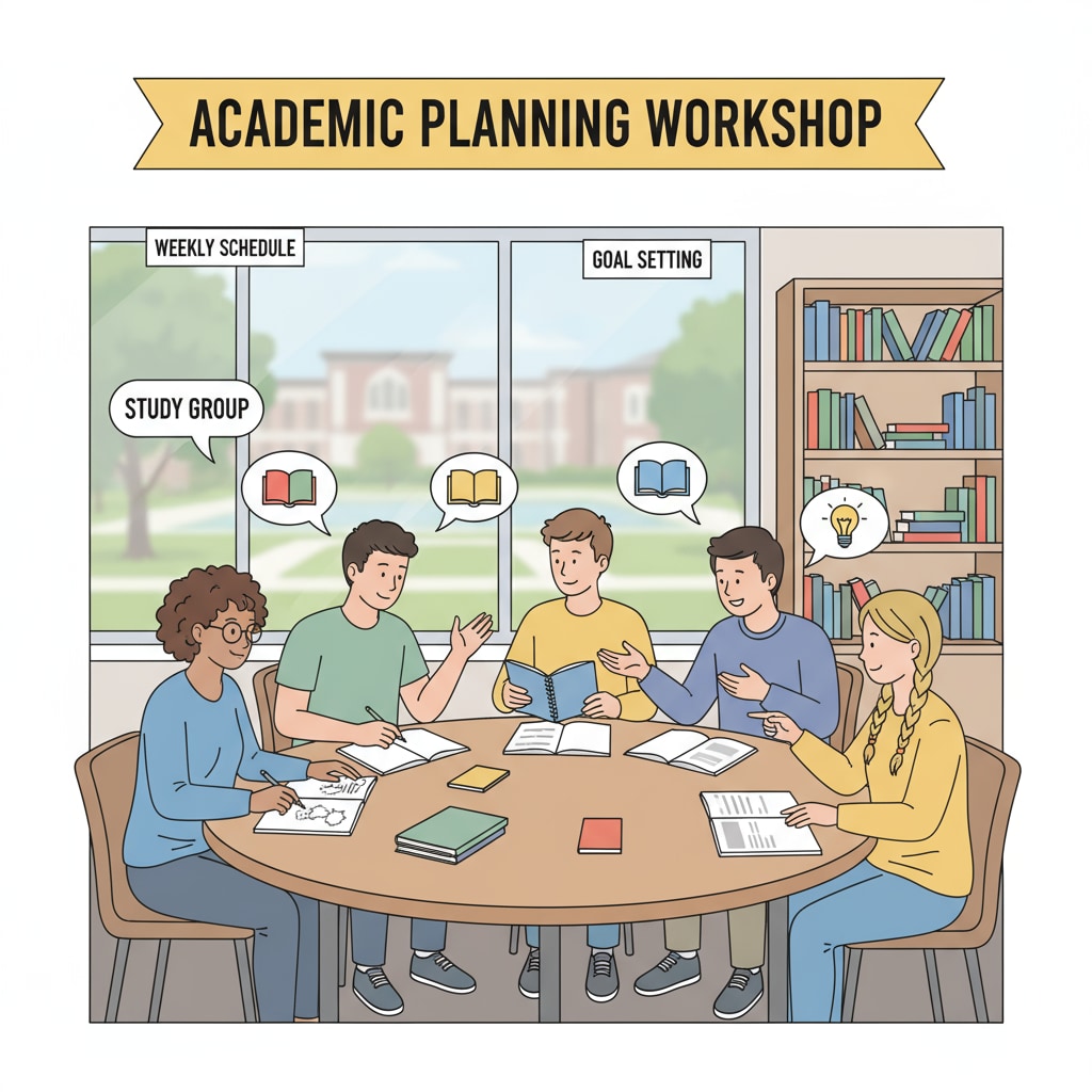 Students discussing personal learning plans across different knowledge domains