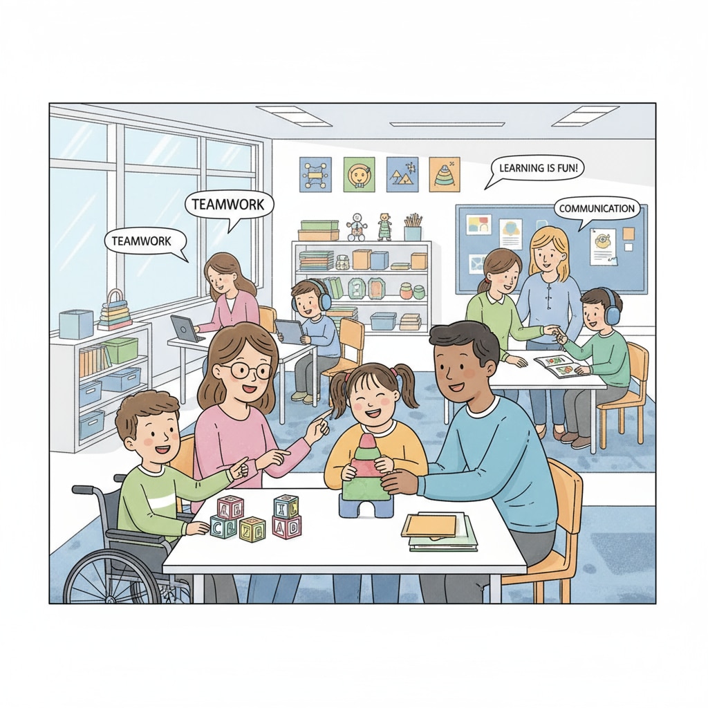 Children with special needs learning with tutors in the context of tutoring apps for special needs