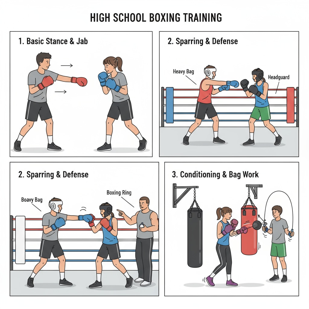 Boxing training as an extracurricular activity for college applications