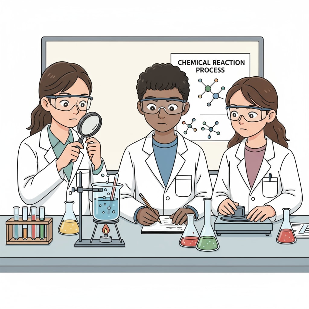 Students participating in a science experiment for decision-making training related to pilot skills, communication, decision-making, and situational awareness