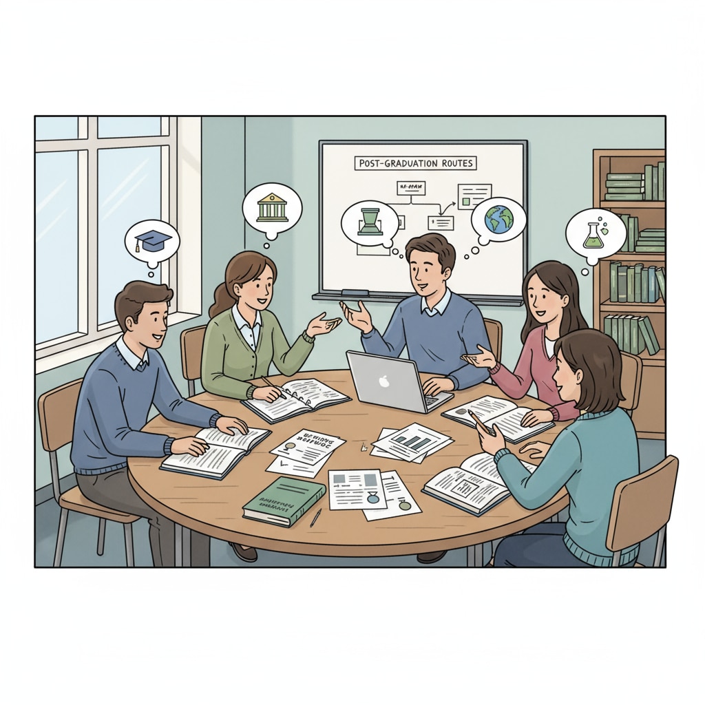 Software engineering students discussing their plans to transition to hard science fields during their bachelor's degree.