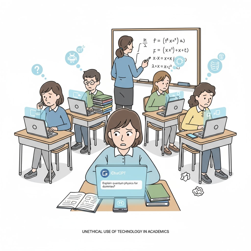 Students using ChatGPT for cheating in K12 education