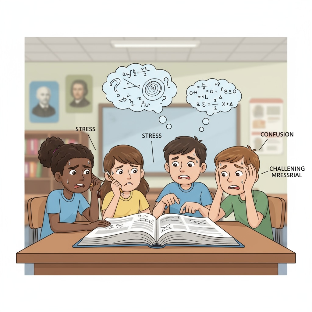 K12 students experiencing learning difficulties and showing signs of self-denial.