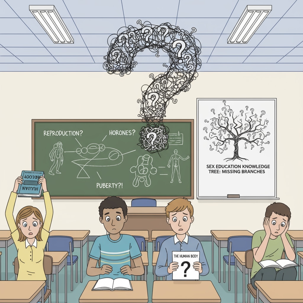 Students confused due to lack of sex education in school for adolescent health