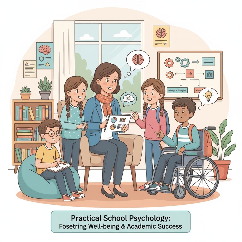 Students interacting with a school psychologist in a career choice context of school psychology and educational administration