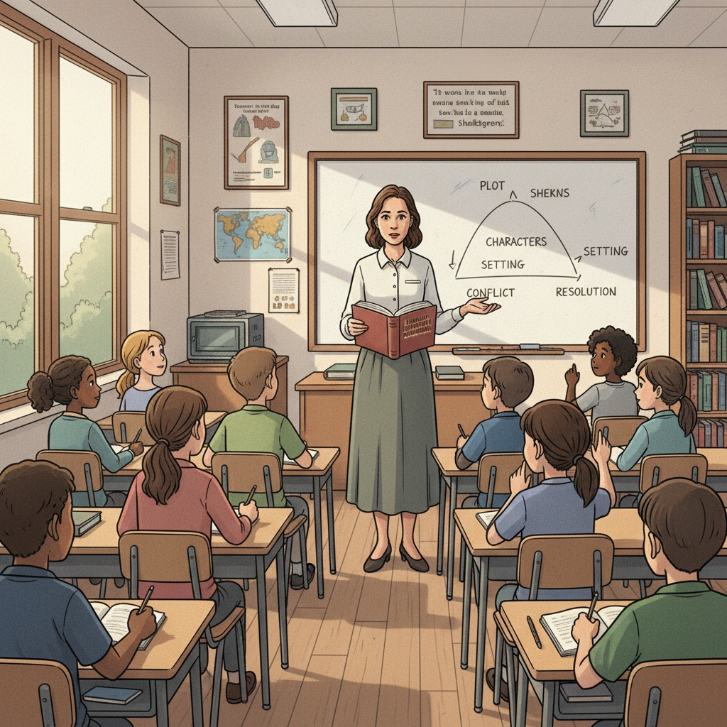 English course experience decline in Grade 9 - Strict teacher in class