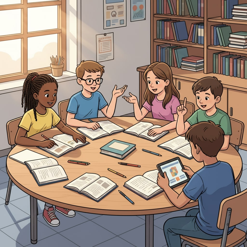 K12 students using effective learning methods to aim for high scores