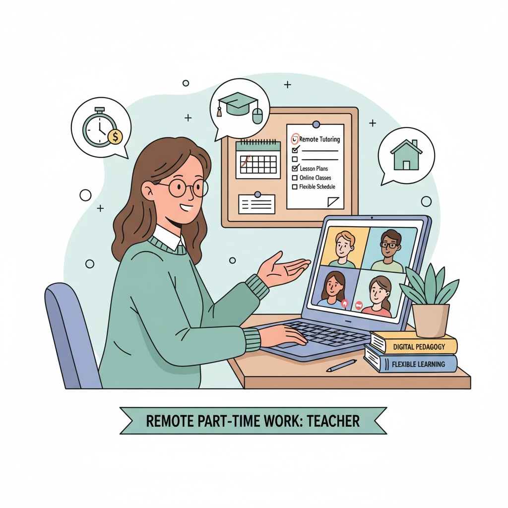 A special education teacher exploring remote part-time income options to overcome financial difficulties