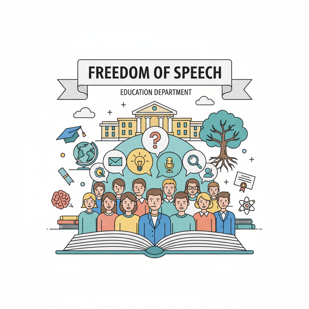 Freedom of speech in the Education Department related to email modifications