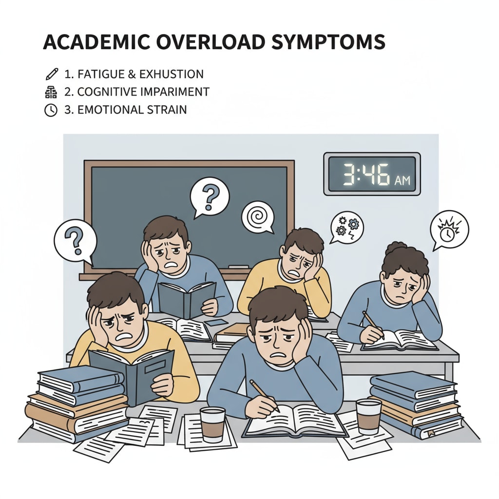 Students experiencing learning disabilities, mental exhaustion, and self-loathing in a classroom setting