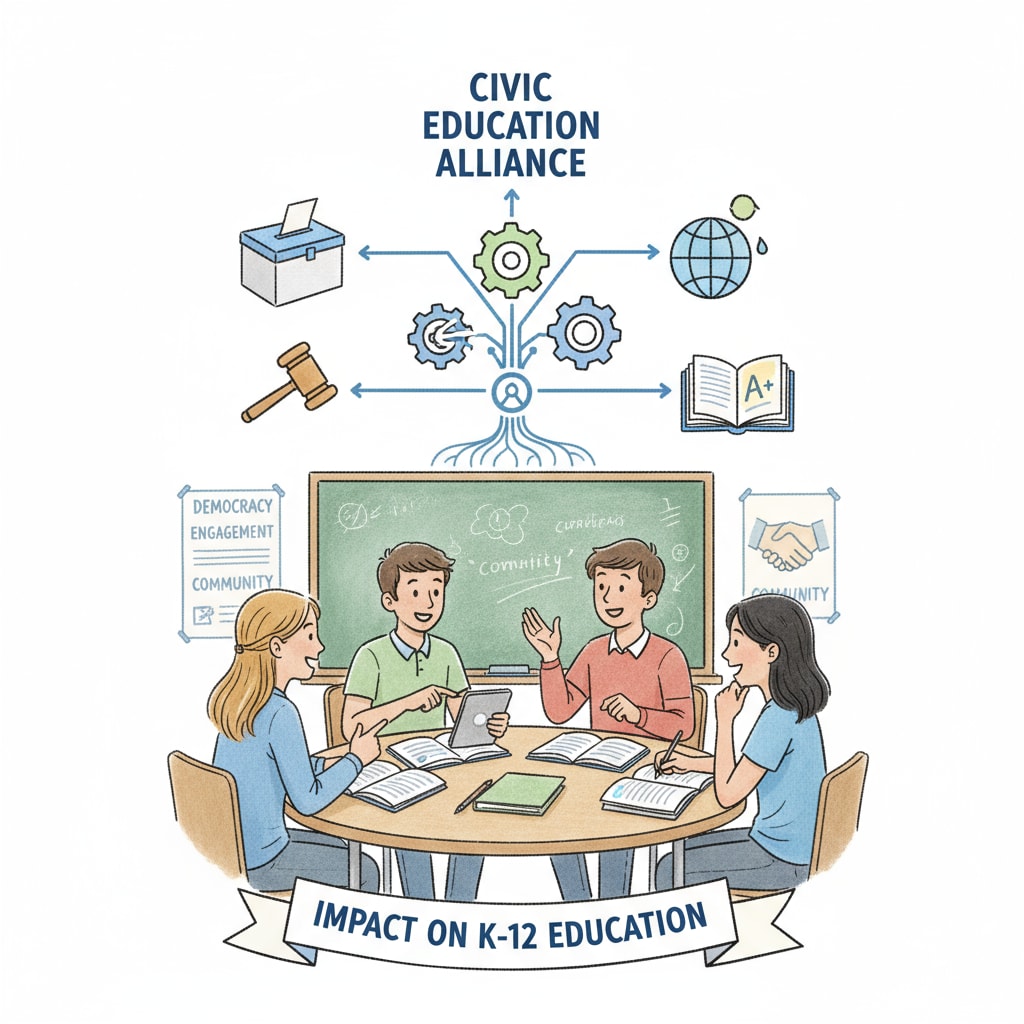 Students in classroom affected by US Department of Education's Civic Education Alliance